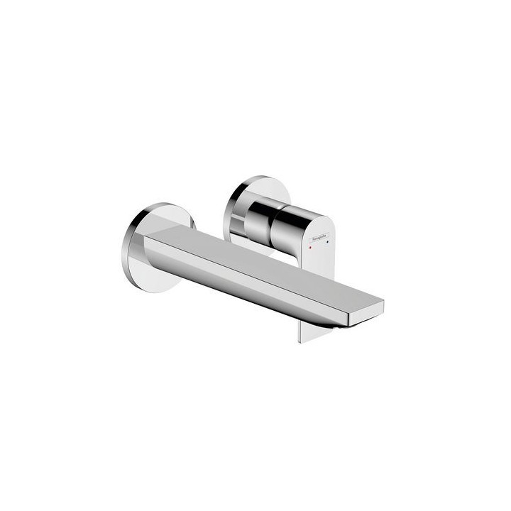 MISCELATORE MONOCOMANDO LAVABO INCASSO A PARETE REBRIS E Cromo