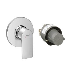 MISCELATORE MONOCOMANDO DOCCIA COMPLETO REBRIS E Cromo