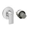 MISCELATORE MONOCOMANDO DOCCIA COMPLETO REBRIS E Cromo