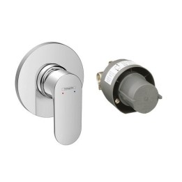 MISCELATORE MONOCOMANDO DOCCIA COMPLETO REBRIS S Cromo