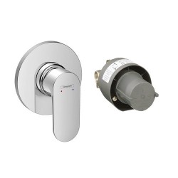 MISCELATORE MONOCOMANDO DOCCIA COMPLETO REBRIS S Cromo