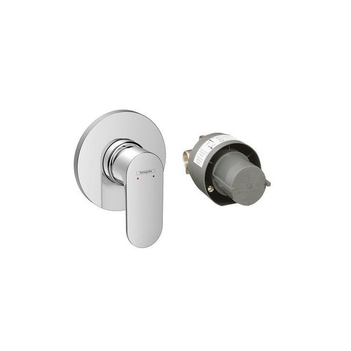 MISCELATORE MONOCOMANDO DOCCIA COMPLETO REBRIS S Cromo