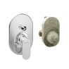 MISCELATORE MONOCOMANDO DOCCIA CON DEVIATORE REBRIS S Cromo
