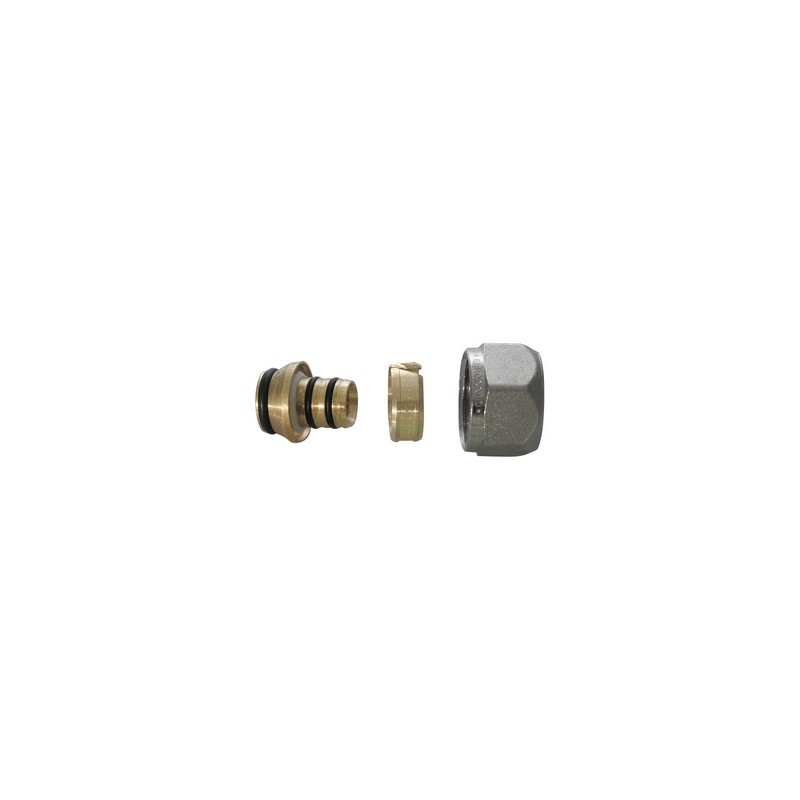 ADATTATORE PER TUBO MULTISTRATO NICHELATO 20 x 2.5 - 3/4 x 18
