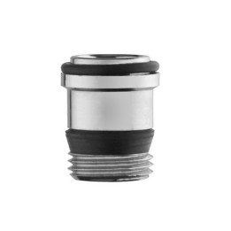 CODOLO TENUTA GOMMA 1/2" Cromo