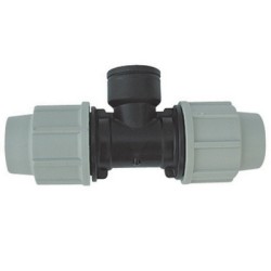 TEE A 90° FEMMINA PLASSON PER TUBO POLIETILENE 3" x 90