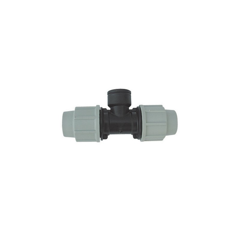 TEE A 90° FEMMINA PLASSON PER TUBO POLIETILENE 3" x 90