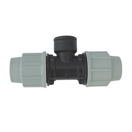 TEE A 90° FEMMINA PLASSON PER TUBO POLIETILENE 3" x 90