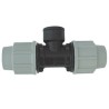 TEE A 90° FEMMINA PLASSON PER TUBO POLIETILENE 3" x 90