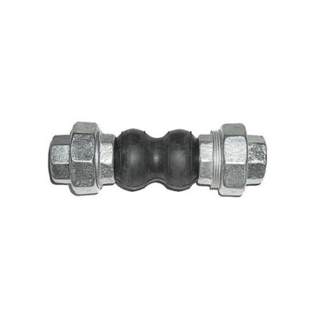 GIUNTO ELASTICO IN GOMMA FILETTATO ANTIVIBRANTE FF 2" - L. 240