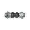 GIUNTO ELASTICO IN GOMMA FILETTATO ANTIVIBRANTE FF 2" - L. 240