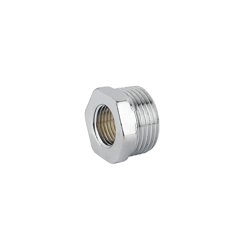 RIDUZIONE ESAGONALE MF OTTONE CROMO 1" x 1/2"