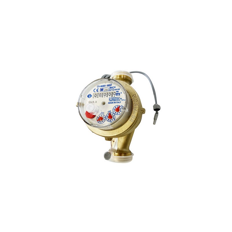 CONTATORE CON EMETTITORE IMPULSI ACQUA FREDDA FINO A 30 C 1/2"