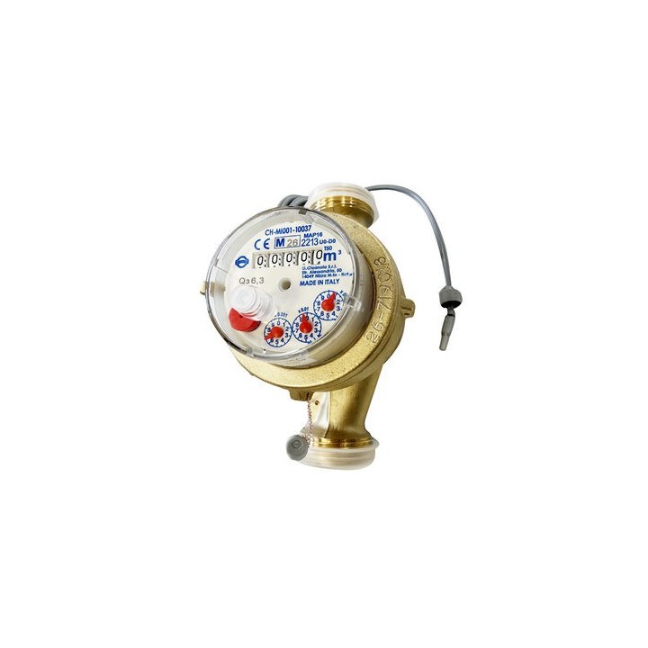 CONTATORE CON EMETTITORE IMPULSI ACQUA FREDDA FINO A 30 C 3/4"