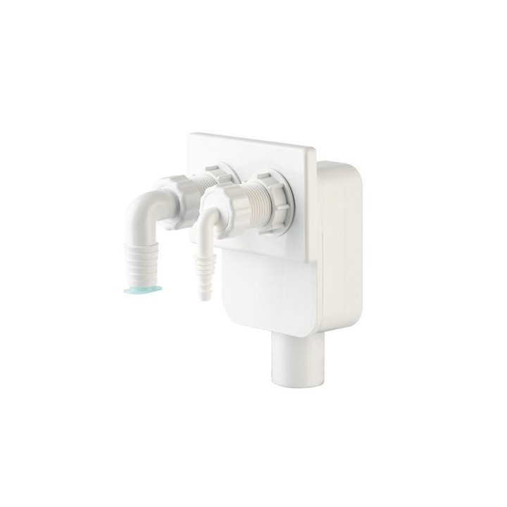 SIFONE DA INCASSO IN PP LAVATRICE ASCIUGATRICE 1x21 - 1x10/14