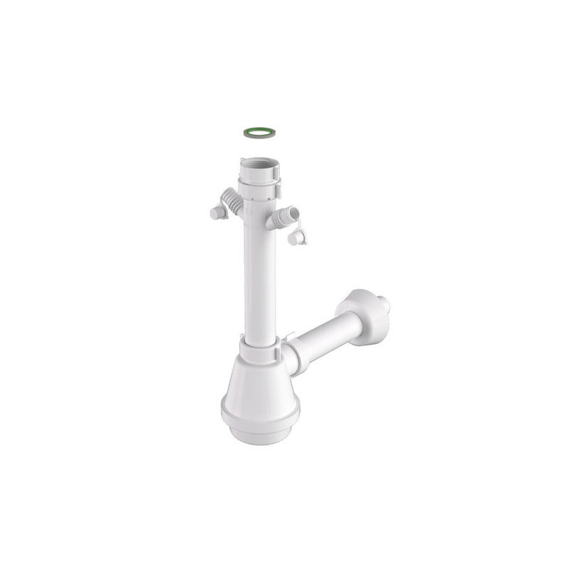 SIFONE FIASCA UNIVERSALE 1 VIA 1"1/2 1"1/4 1"1/2 - 1"1/4