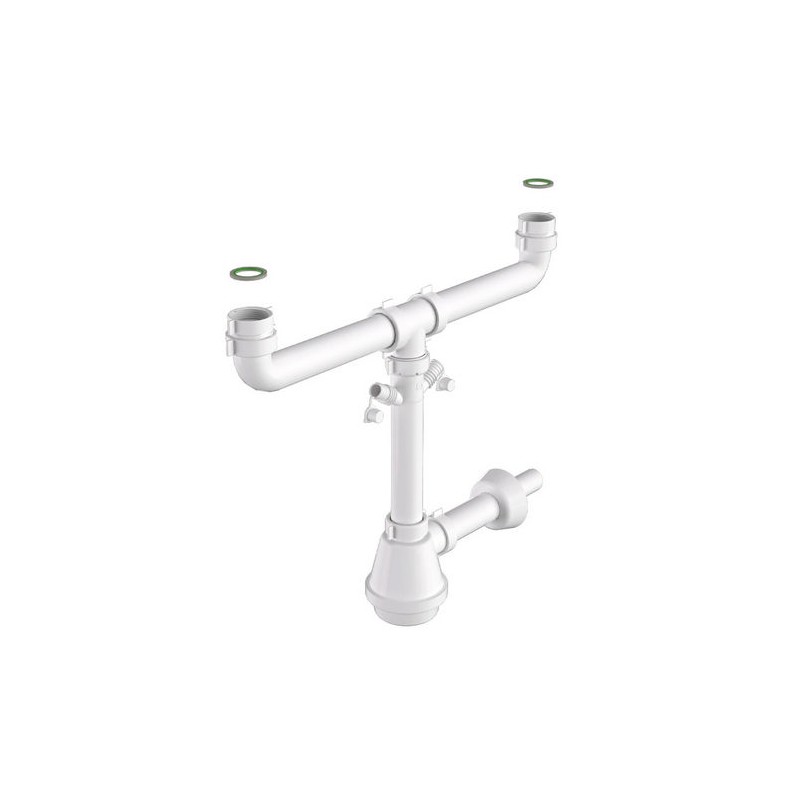 SIFONE FIASCA UNIVERSALE 2 VIE 1"1/2 1"1/4 1"1/2 - 1"1/4