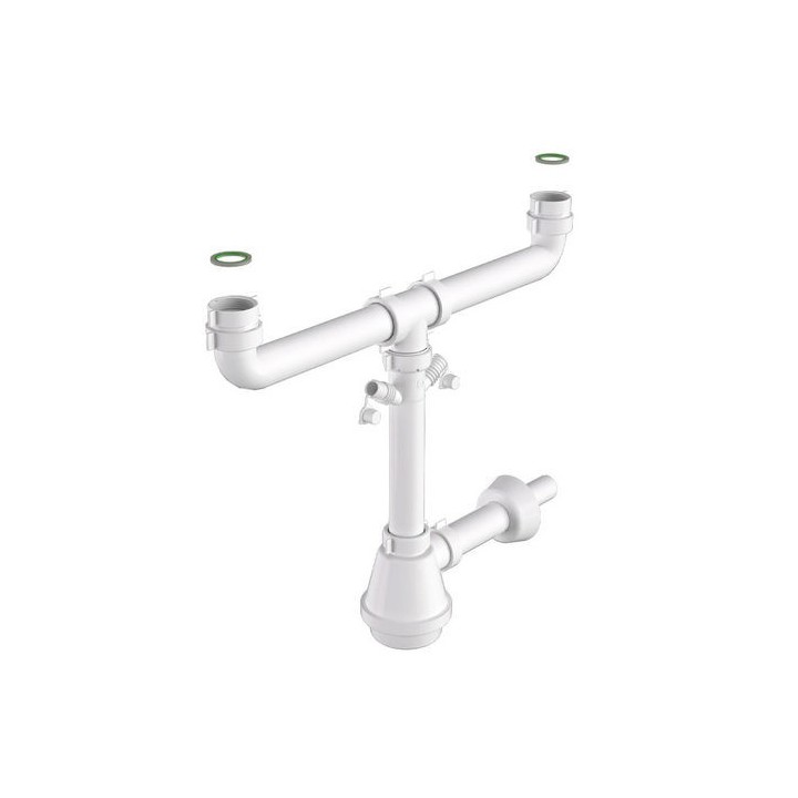 SIFONE FIASCA UNIVERSALE 2 VIE 1"1/2 1"1/4 1"1/2 - 1"1/4