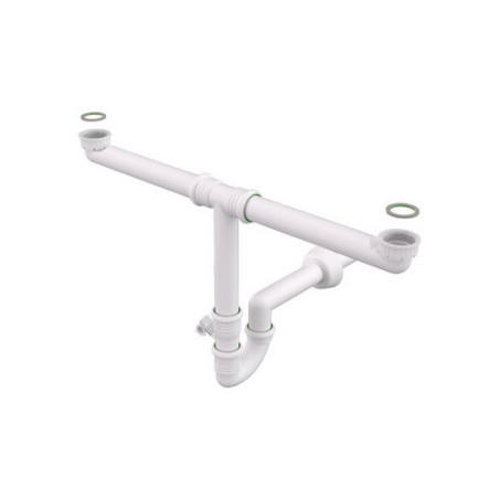 SIFONE PER LAVELLI CUCINA RINGONE 2 VIE 1"1/2