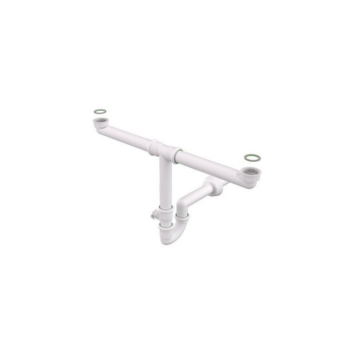 SIFONE PER LAVELLI CUCINA RINGONE 2 VIE 1"1/2