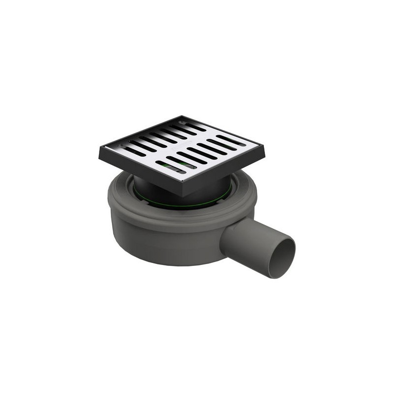 PILETTA SCARICO MICRODRAIN PAVIMENTO Scarico D. 40 mm 10x10cm