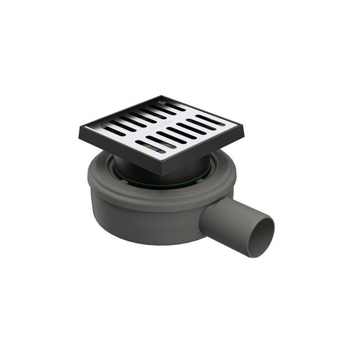 PILETTA SCARICO MICRODRAIN PAVIMENTO Scarico D. 40 mm 10x10cm