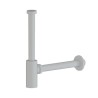 SIFONE TONDO IN ABS PER LAVABO 1"1/4 Bianco Opaco