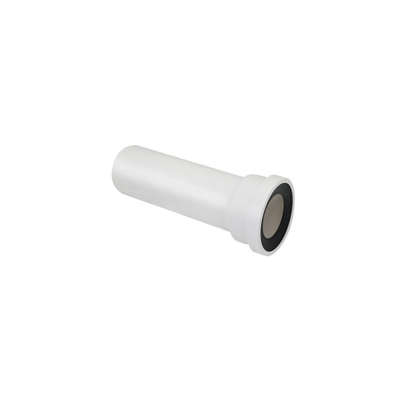 TUBO PROLUNGA PER SCARICO WC Diam. 90 L. 350 mm