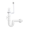 KIT SCARICO LAVATOIO CON PILETTA D.70 E TROPPOPIENO Diam.70 uscita D.40
