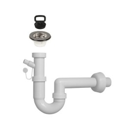 SIFONE A U 1"1/2 UNA VIA ATTACCO LAVASTOVIGLIE PILETTA 1"1/2 1"1/2 D.40