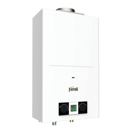 SCALDABAGNO A GAS CAMERA APERTA PEGASO ECO 11 l/min - Metano