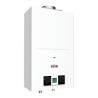 SCALDABAGNO A GAS CAMERA APERTA PEGASO ECO 14 l/min - Gpl