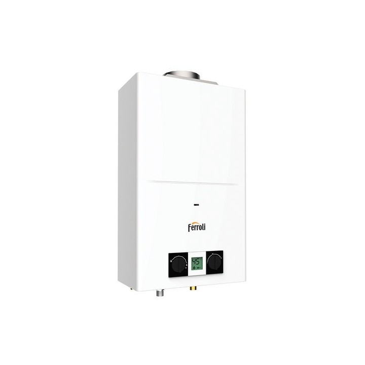 SCALDABAGNO A GAS CAMERA APERTA PEGASO ECO 14 l/min - Metano