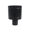 CAPPELLO ANTIVENTO INOX304 PER CANNE FUMARIE A LEGNA NERO Diam. 180