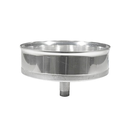 TAPPO CHIUSURA ACCIAIO 316L CON SPURGO Diam. 80