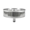 TAPPO CHIUSURA ACCIAIO 316L CON SPURGO Diam. 80