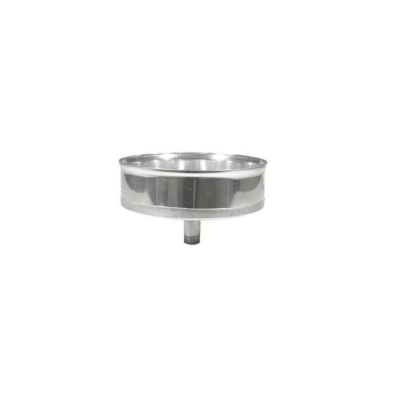TAPPO CHIUSURA ACCIAIO 316L CON SPURGO Diam. 100