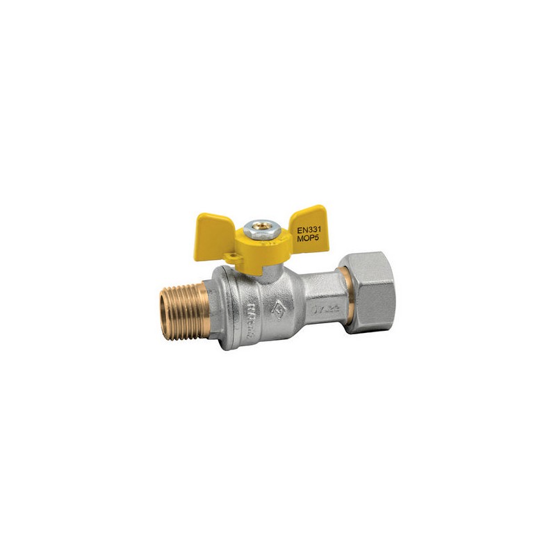 VALVOLA A SFERA GAS MASCHIO DADO MOBILE FARFALLA 3/4 x 3/4