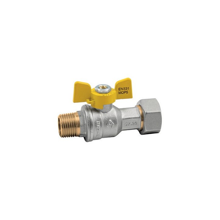 VALVOLA A SFERA GAS MASCHIO DADO MOBILE FARFALLA 3/4 x 3/4