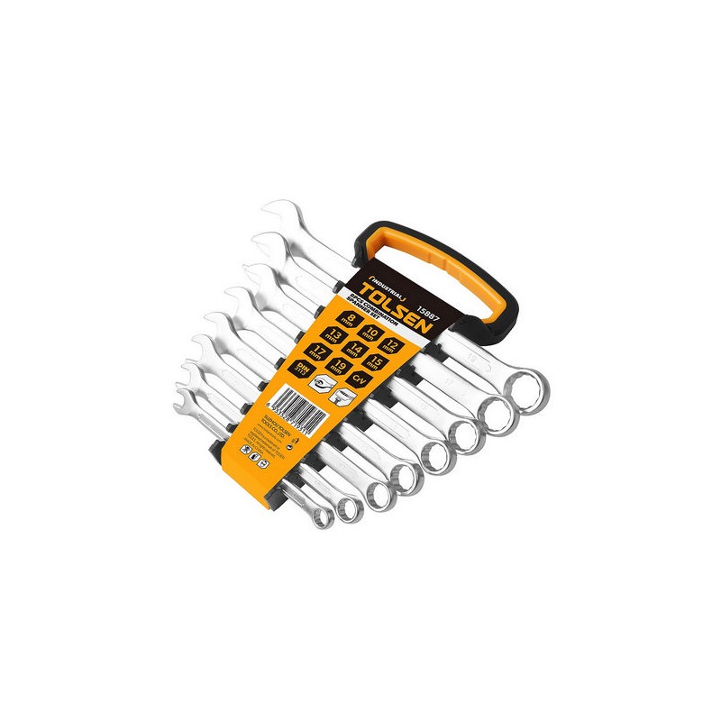 SET 8PZ CHIAVI COMBINATE 8/19 MM 8-19 mm