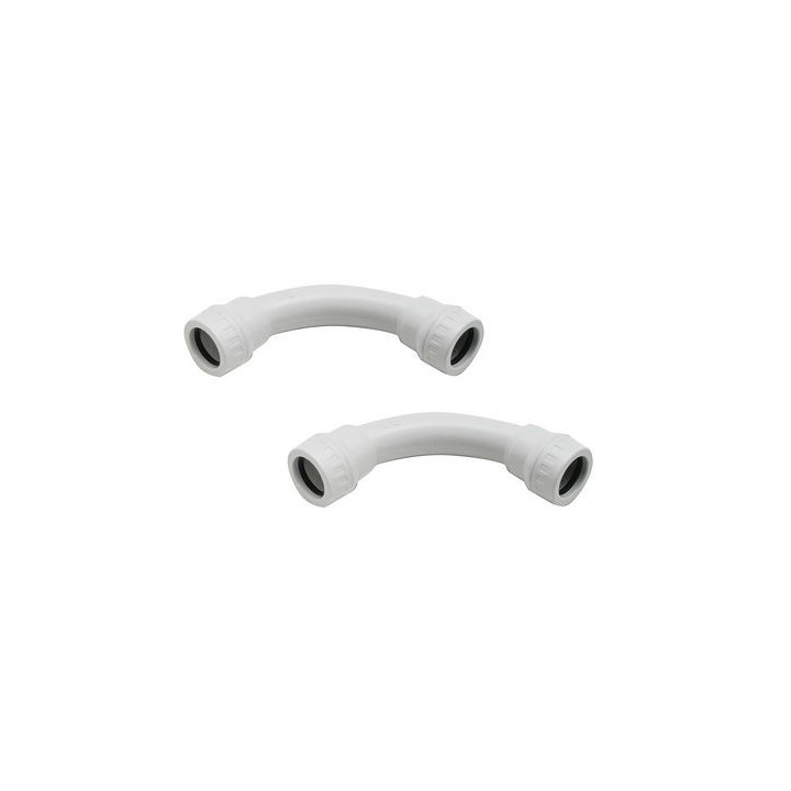 2 PZ CURVA A 90° IP65 PER TUBO RIGIDO D. 16