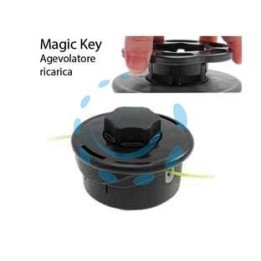 TESTINA PER DECESPUGLIATORE BATTI E VAI GARDEN DEVIL - ø mm.120 attacco F mm.10x1,25 sinistrorso