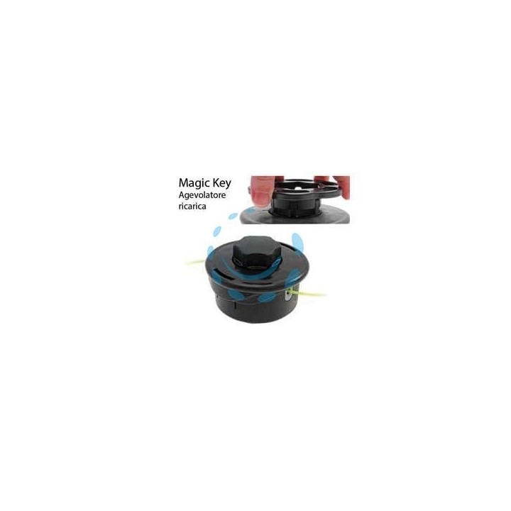 TESTINA PER DECESPUGLIATORE BATTI E VAI GARDEN DEVIL - ø mm.120 attacco F mm.10x1,25 sinistrorso
