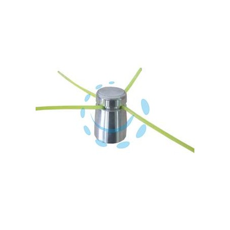 TESTINA UNIVERSALE PER DECESPUGLIATORE IN ALLUMINIO 4 FILI 