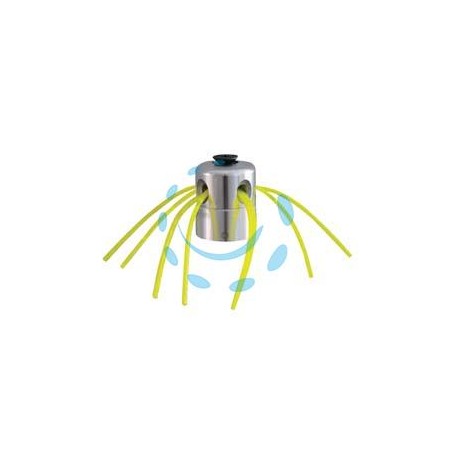 TESTINA PER DECESPUGLIATORE UNIVERSALE IN ALLUMINIO 8 FILI 