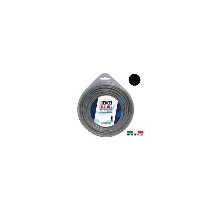 FILO PER DECESPUGLIATORE IN NYLON TONDO ALU - ø mm.3,3 in matassa da mt.12