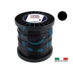 FILO PER DECESPUGLIATORE IN NYLON TONDO PRO NERO - ø mm.2,4 in matassa da mt.349