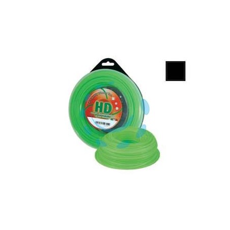FILO NYLON QUADRO PROFESSIONALE PER DECESPUGLIATORE - mm.2,4 in matassa mt.15