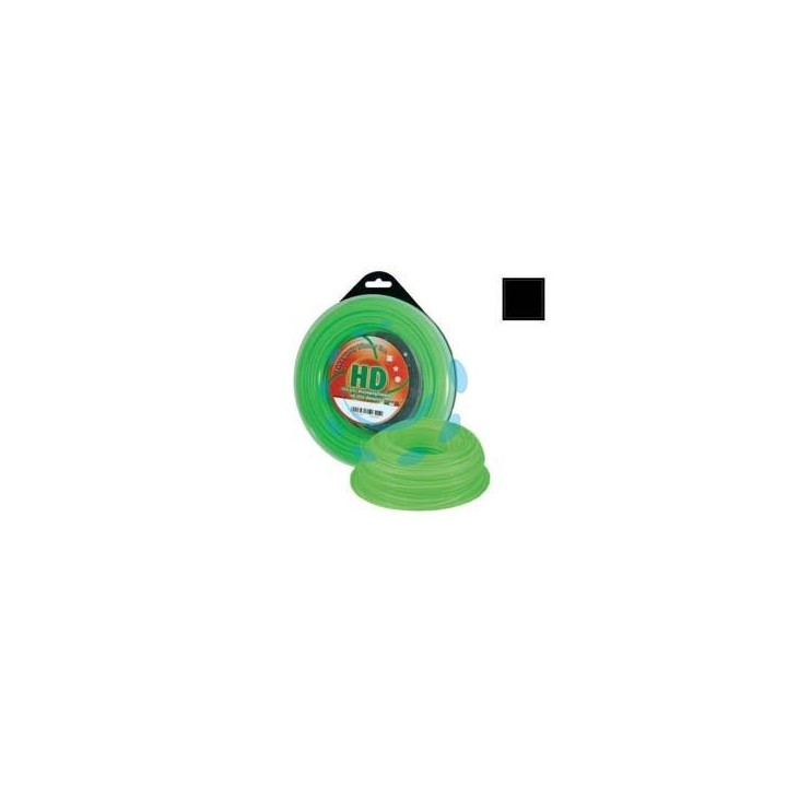 FILO NYLON QUADRO PROFESSIONALE PER DECESPUGLIATORE - mm.3 in matassa mt.50