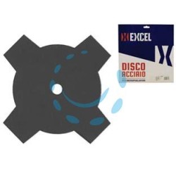 DISCO IN METALLO PER DECESPUGLIATORE A 4 DENTI 